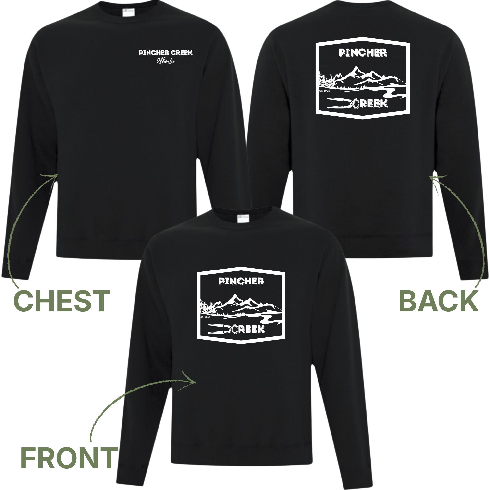 Pincher Creek Crewneck