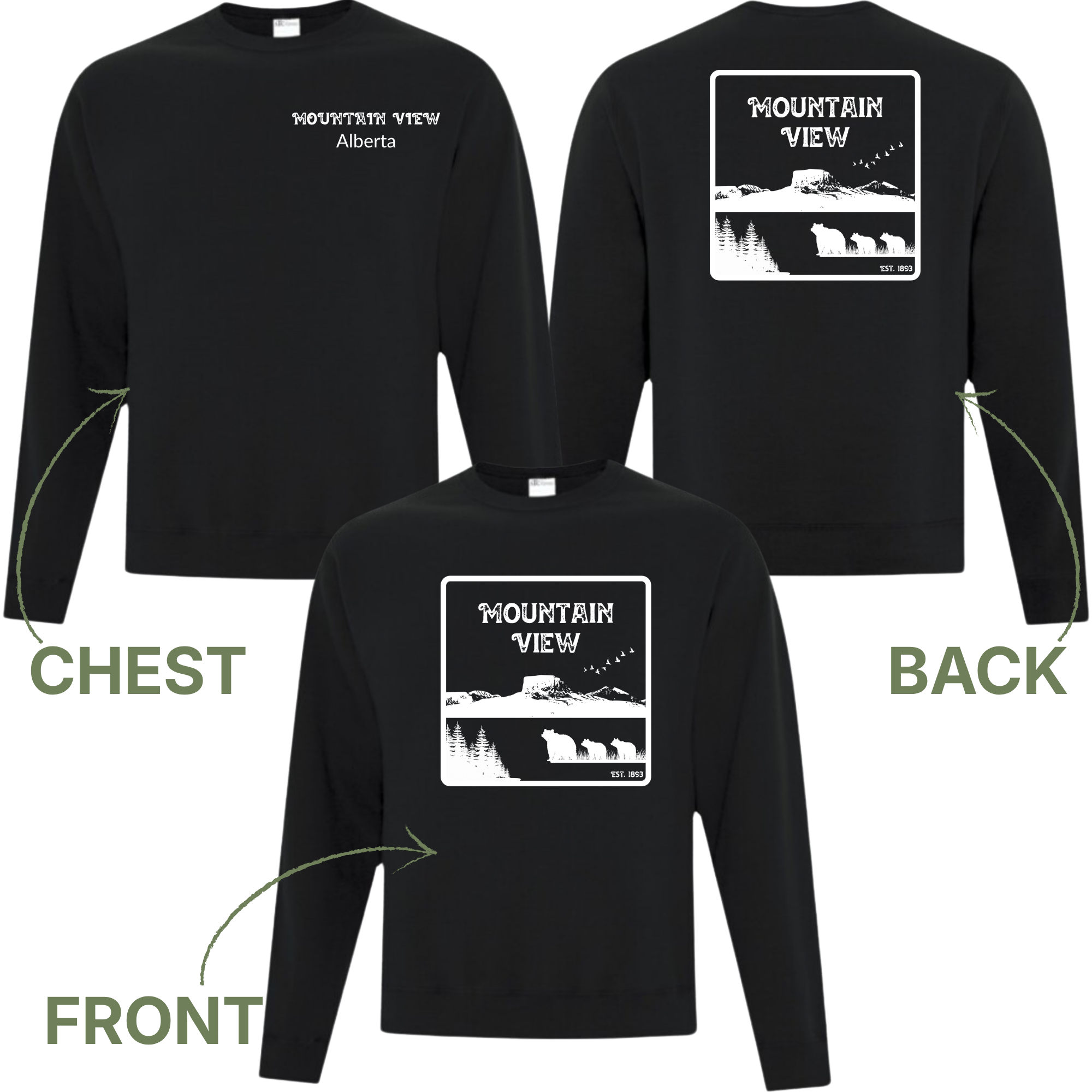 Mountain View Crewneck