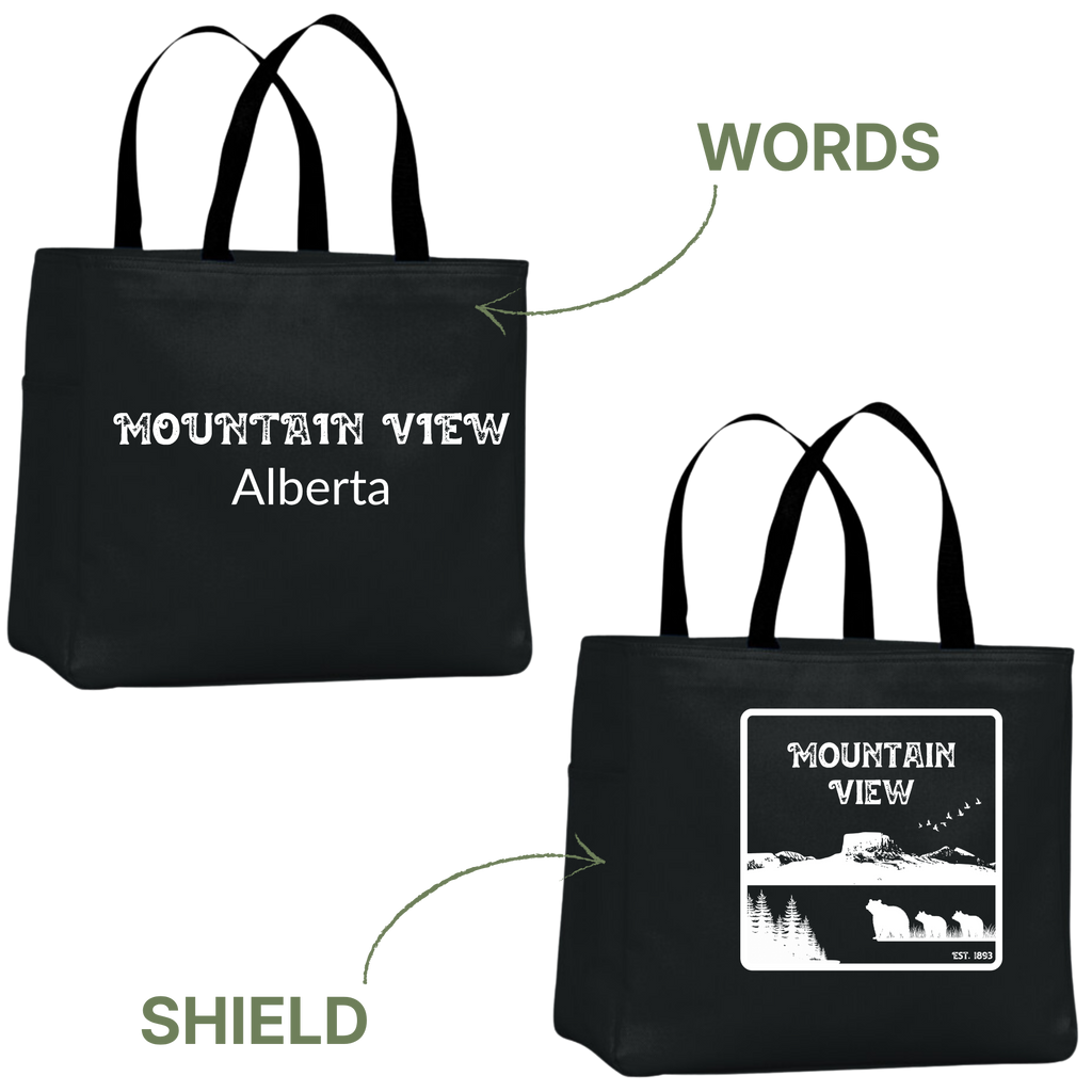 Mountain View Tote Bag