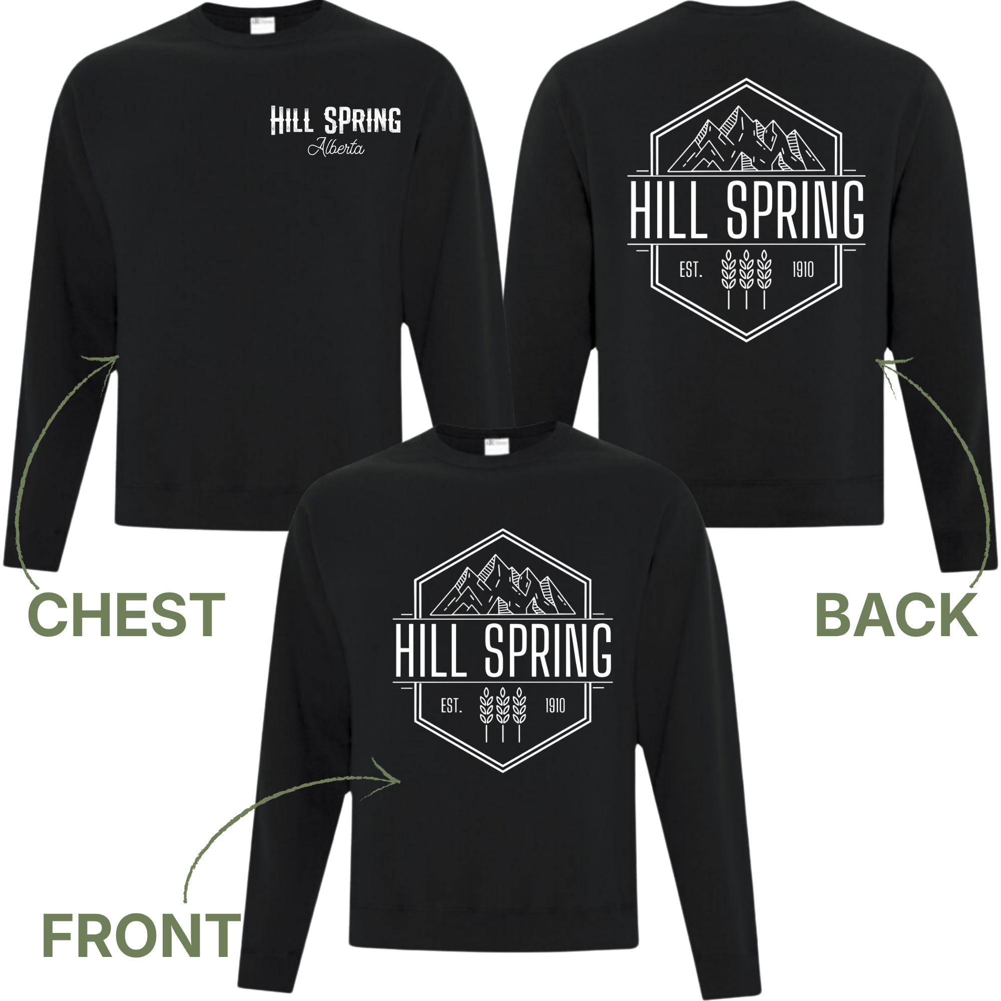 Hill Spring Crewneck