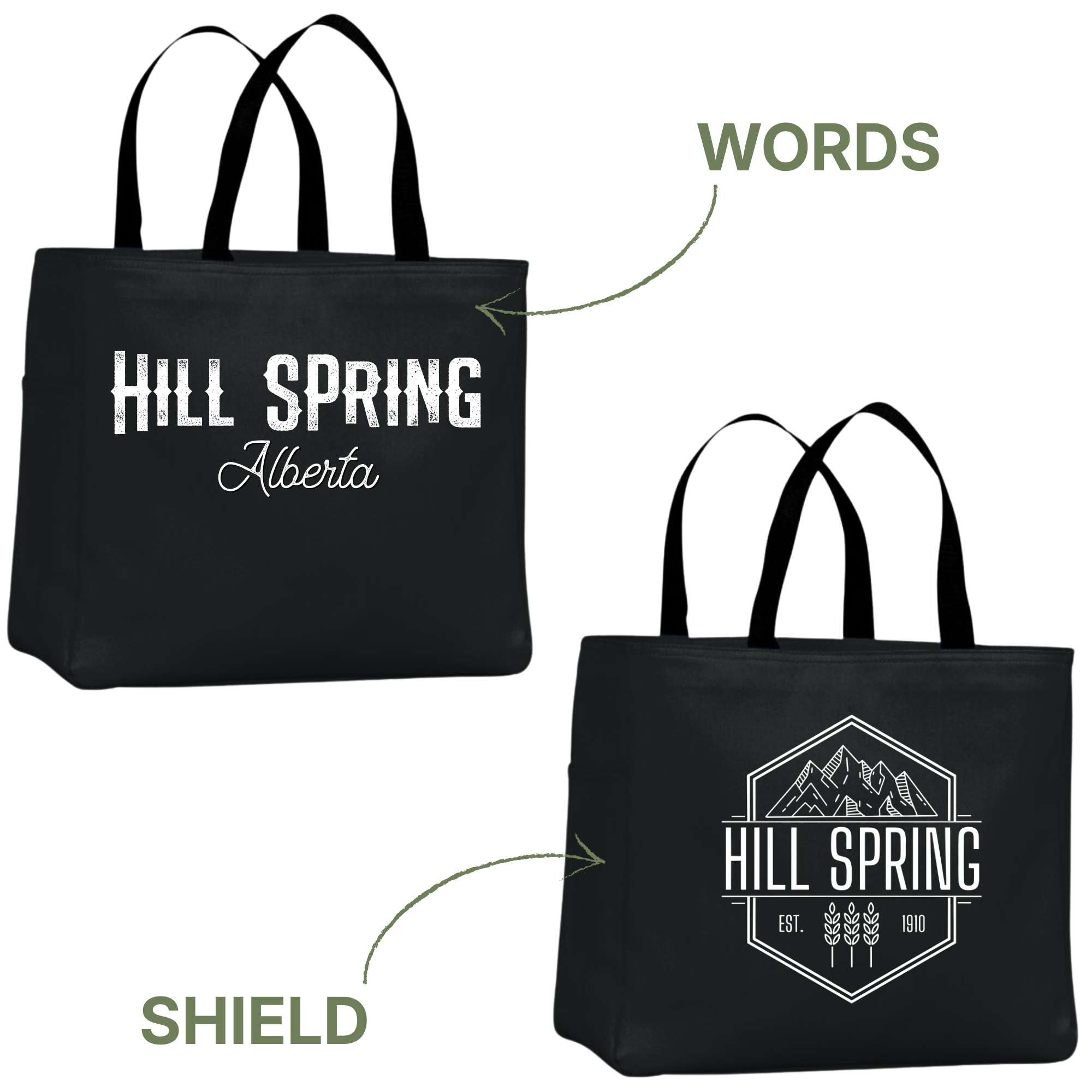 Hill Spring Tote Bag